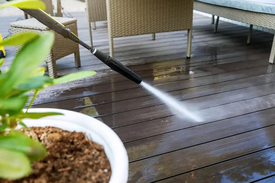 How To Power Wash A Deck Acworth GA
